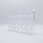 Chocolate World Golf Ball Ø40mm Polycarbonate Chocolate Mold – Recto/Verso Double Mold, 6 Complete 3D Balls