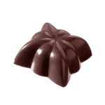 Chocolate World Square Star Polycarbonate Chocolate Mold – ~1.18 x 1.18 x 0.59 in, 21 Cavities
