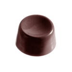 Chocolate World Round Hollow Polycarbonate Chocolate Mold – 1.34 in diameter x 0.87 in, 15 Cavities