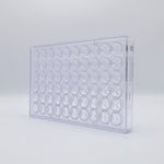 Chocolate World Round Hollow Polycarbonate Chocolate Mold – 1.34 in diameter x 0.87 in, 15 Cavities