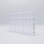 Chocolate World Smooth Egg 32mm Polycarbonate Chocolate Mold – 1.26 x 0.87 x 0.43 in, 32 Cavities