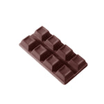 Chocolate World Tablet Cubes 2×4 Polycarbonate Chocolate Mold – 4.49 x 2.17 x 0.37 in, 3 Cavities