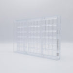 Chocolate World Tablet 4×6 Rectangle Polycarbonate Chocolate Mold – 6.14 x 3.03 x 0.31 in, 3 Cavities