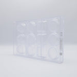 Chocolate World Petit Four Cup (4 Figures) Polycarbonate Chocolate Mold – 1.26 x 0.87 x 0.53 in, 24 Cavities
