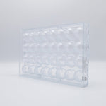 Chocolate World Cone Ø29×23mm Polycarbonate Chocolate Mold – 1.14 in diameter x 0.91 in, 24 Cavities
