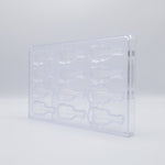 Chocolate World Violin Polycarbonate Chocolate Mold – 2.24 x 1.04 x 0.53 in, 12 Cavities