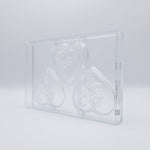 Chocolate World Heart Rose Polycarbonate Chocolate Mold – ~1.38 x 1.18 x 0.71 in, 21 Cavities
