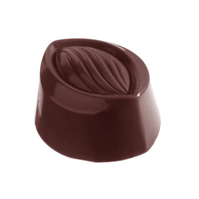 Chocolate World Almond 16g Polycarbonate Chocolate Mold – ~1.77 x 0.87 x 0.55 in, 21 Cavities