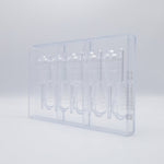 Chocolate World Lollipop Ice Cream Polycarbonate Chocolate Mold – ~2.36 x 1.38 x 0.31 in, 12 Cavities