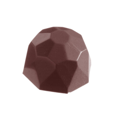 Chocolate World Diamond Polycarbonate Chocolate Mold – ~1.18 x 1.18 x 0.79 in, 21 Cavities