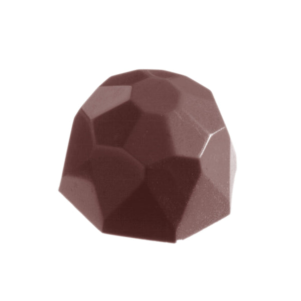 Chocolate World Diamond Polycarbonate Chocolate Mold – ~1.18 x 1.18 x 0.79 in, 21 Cavities