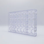 Chocolate World Diamond Polycarbonate Chocolate Mold – ~1.18 x 1.18 x 0.79 in, 21 Cavities