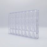 Chocolate World Point Polycarbonate Chocolate Mold – ~1.38 x 0.79 x 0.79 in, 21 Cavities