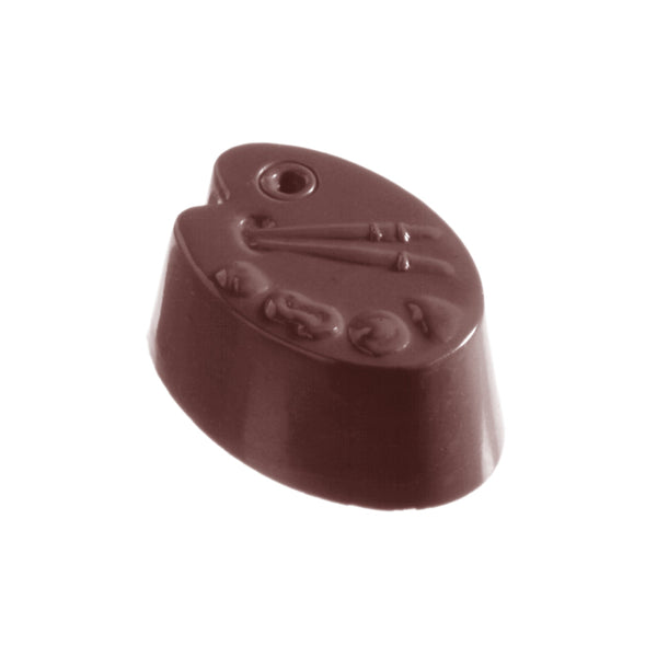 Chocolate World Palet Polycarbonate Chocolate Mold – ~1.38 in diameter x 0.31 in, 21 Cavities