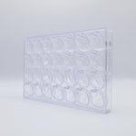 Chocolate World Palet Polycarbonate Chocolate Mold – ~1.38 in diameter x 0.31 in, 21 Cavities