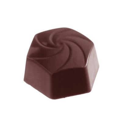 Chocolate World Wiro Polycarbonate Chocolate Mold – ~1.38 x 0.79 x 0.79 in, 18 Cavities
