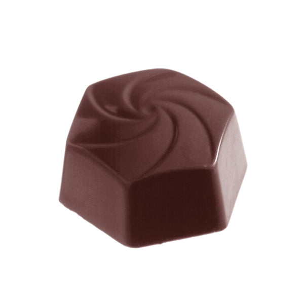 Chocolate World Wiro Polycarbonate Chocolate Mold – ~1.38 x 0.79 x 0.79 in, 18 Cavities