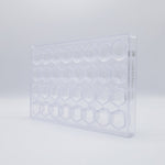 Chocolate World Wiro Polycarbonate Chocolate Mold – ~1.38 x 0.79 x 0.79 in, 18 Cavities