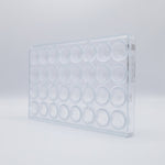 Chocolate World Cap Polycarbonate Chocolate Mold – ~1.57 x 1.18 x 0.79 in, 12 Cavities