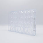 Chocolate World Zebra Mussel Polycarbonate Chocolate Mold – ~1.57 x 1.18 x 0.59 in, 12 Cavities