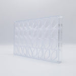 Chocolate World Zebra Mussel Polycarbonate Chocolate Mold – ~1.57 x 1.18 x 0.59 in, 12 Cavities