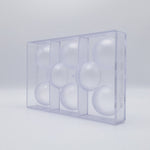 Chocolate World Half Sphere Ø59mm Polycarbonate Chocolate Mold – 2.32 in diameter x 1.14 in, 8 Cavities