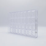 Chocolate World Small Block Polycarbonate Chocolate Mold – 1.38 x 0.79 x 0.67 in, 21 Cavities
