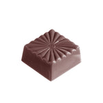 Chocolate World French Carré Polycarbonate Chocolate Mold – 1.02 x 1.02 x 0.51 in, 24 Cavities