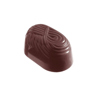 Chocolate World Injection Model Deep Polycarbonate Chocolate Mold – ~1.57 x 1.18 x 0.98 in, 8 Cavities