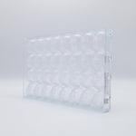 Chocolate World Injection Model Deep Polycarbonate Chocolate Mold – ~1.57 x 1.18 x 0.98 in, 8 Cavities