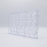 Chocolate World Crown Polycarbonate Chocolate Mold – ~1.18 x 1.18 x 0.71 in, 21 Cavities