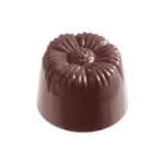 Chocolate World Flower Polycarbonate Chocolate Mold – ~1.10 x 1.10 x 0.47 in, 32 Cavities