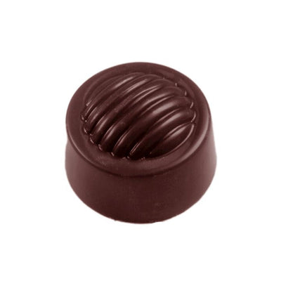 Chocolate World Caramel Polycarbonate Chocolate Mold – ~1.38 x 0.87 x 0.47 in, 24 Cavities