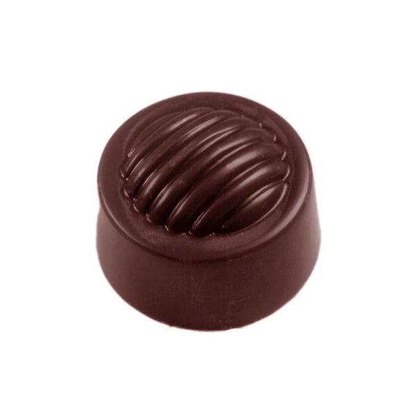 Chocolate World Caramel Polycarbonate Chocolate Mold – ~1.38 x 0.87 x 0.47 in, 24 Cavities