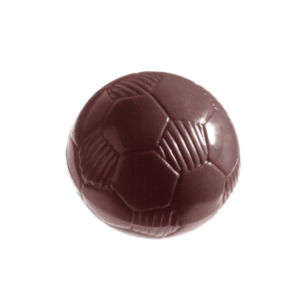 Chocolate World Football Polycarbonate Chocolate Mold – ~1.18 x 1.18 x 0.59 in, 21 Cavities