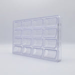 Chocolate World Arc Polycarbonate Chocolate Mold – ~1.57 x 0.79 x 0.59 in, 21 Cavities