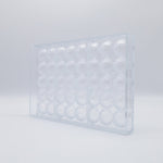 Chocolate World Truffle Polycarbonate Chocolate Mold – ~1.38 x 1.38 x 0.98 in, 21 Cavities