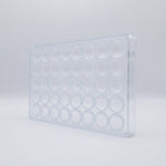 Chocolate World Truffle Polycarbonate Chocolate Mold – ~1.38 x 1.38 x 0.98 in, 21 Cavities
