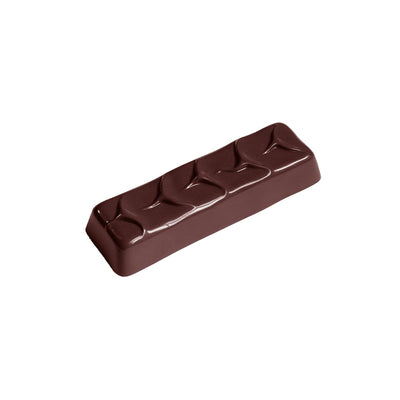 Chocolate World Enrobed Bar Large Polycarbonate Chocolate Mold – 4.13 x 1.30 x 0.79 in, 8 Cavities