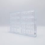 Chocolate World Enrobed Bar Large Polycarbonate Chocolate Mold – 4.13 x 1.30 x 0.79 in, 8 Cavities
