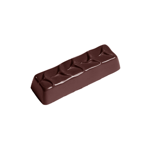 Chocolate World Enrobed Bar Medium Polycarbonate Chocolate Mold – ~2.95 x 0.98 x 0.59 in, 12 Cavities