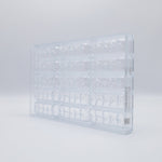 Chocolate World Enrobed Bar Medium Polycarbonate Chocolate Mold – ~2.95 x 0.98 x 0.59 in, 12 Cavities