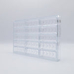 Chocolate World Enrobed Bar Medium Polycarbonate Chocolate Mold – ~2.95 x 0.98 x 0.59 in, 12 Cavities