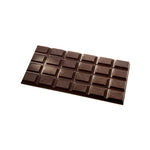 Chocolate World Tablet Cocoa Bean Polycarbonate Chocolate Mold – ~4.72 x 2.36 x 0.39 in, 3 Cavities