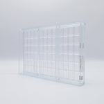 Chocolate World Tablet Cocoa Bean Polycarbonate Chocolate Mold – ~4.72 x 2.36 x 0.39 in, 3 Cavities