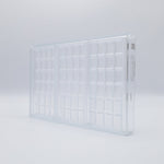 Chocolate World Tablet Cocoa Bean Polycarbonate Chocolate Mold – ~4.72 x 2.36 x 0.39 in, 3 Cavities