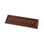 Chocolate World Tablet 'Chocolate' Polycarbonate Chocolate Mold – ~4.72 x 2.36 x 0.31 in, 3 Cavities