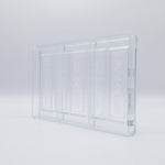 Chocolate World Tablet 'Chocolate' Polycarbonate Chocolate Mold – ~4.72 x 2.36 x 0.31 in, 3 Cavities