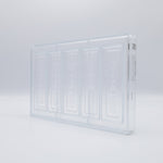 Chocolate World Tablet 'Chocolate' Polycarbonate Chocolate Mold – ~4.72 x 2.36 x 0.31 in, 3 Cavities