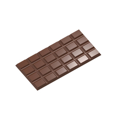 Chocolate World Tablet 4×6 Rectangle (6mm) Polycarbonate Chocolate Mold – 6.14 x 3.03 x 0.24 in, 3 Cavities